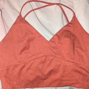 Burnt orange crop top Rue 21